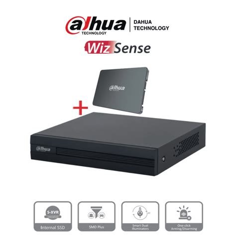 DAHUA XVR1B08 I SSD DVR De 8 Canales 1080p Lite Con Disco SSD De