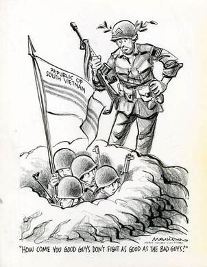 Bill Mauldin Political Cartoons Vietnam War Pritzker Military