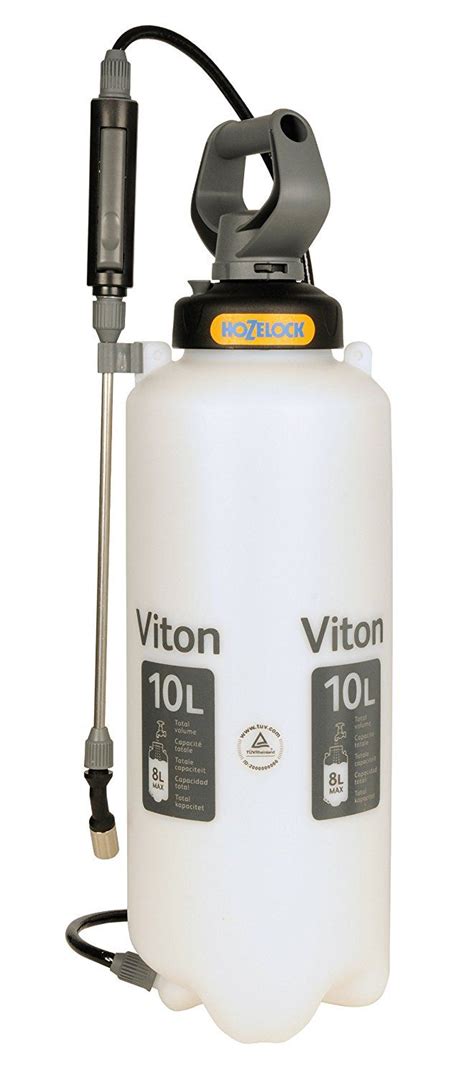 Hozelock Viton 10 Litre Industrial Sprayer Max Fill 8L Fire