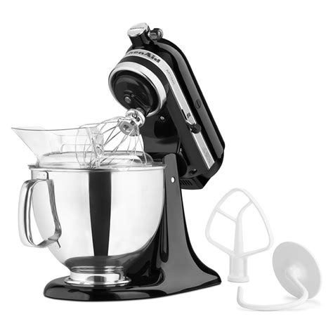 KitchenAid KSM150PSOB 10 Speed Stand Mixer W 5 Qt Stainless Bowl