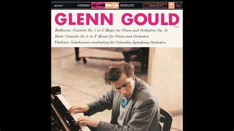 Bach Keyboard Concerto No In F Minor Bwv Glenn Gould Youtube