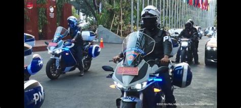 Unik Motor Listrik Jadi Kendaraan Pengawalan VVIP Di KTT ASEAN