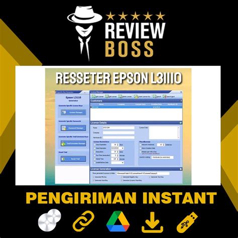 Jual Aplikasi Reset Resetter Reseter Printer Print Epson L L