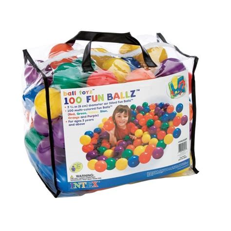 Intex Sac De Balles Multicolores Diametre Cm Achat Vente