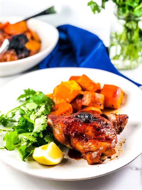 Sheet Pan Maple Chicken And Sweet Potatoes Hummingbird Thyme