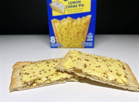 Review Kelloggs Lemon Creme Pie Pop Tarts Junk Banter