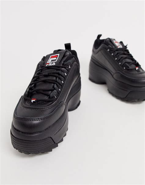 Fila Disruptor Ii Black Wedge Platform Sneakers Atelier Yuwa Ciao Jp