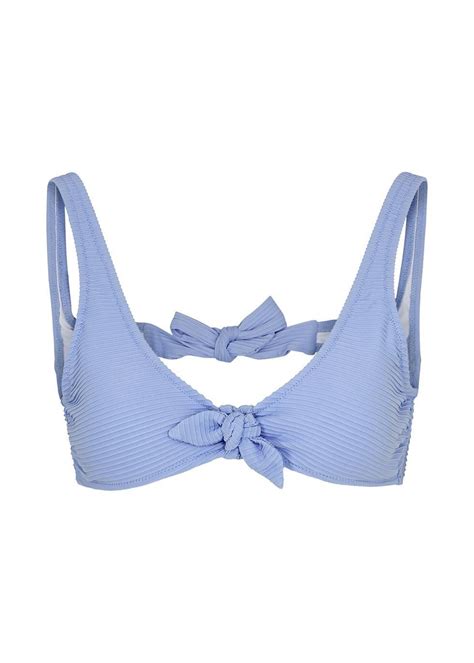 Heidi Klein Bora Bora Bikini Top Light Blue Editorialist