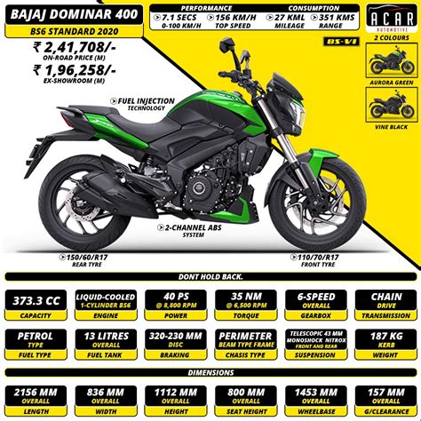 Bajaj Dominar 400 UG Price Specs Bajaj Dominar 400 UG Price, 43% OFF