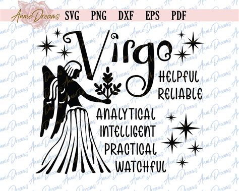 Zodiac Svg Virgo Svg Zodiac Signs Clipart Svg T For Etsy Zodiac