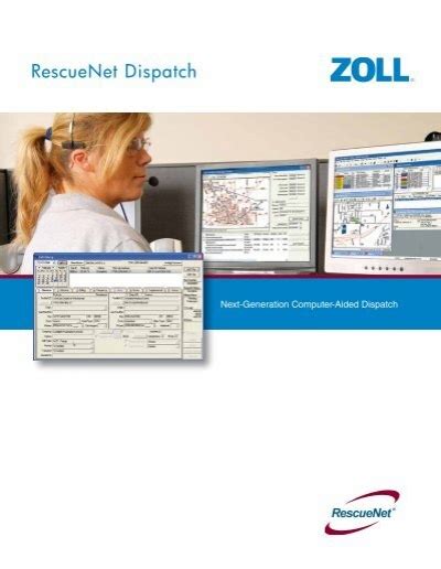 The Rescuenet Dispatch Brochure Zoll Data Systems