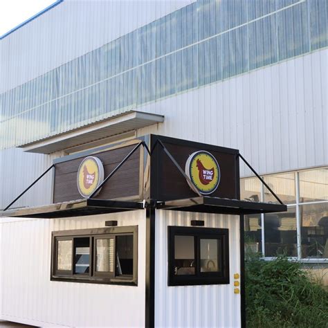 Cafe Container 20FT Shipping Container Prefab Bar With Equipment