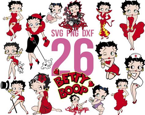 Betty Boop Svg Bundle Betty Boop Svg Betty Boop Silhouette Inspire Uplift