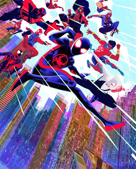 Spider Man Across The Spider Verse 2023 6 By Kahlanamnelle On