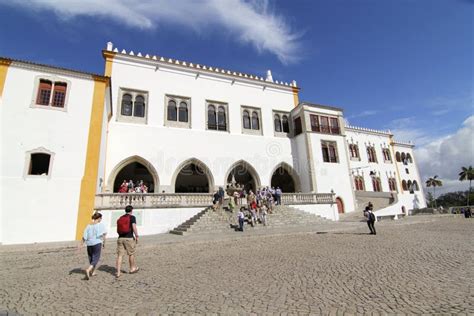 Sintra National Palace Near Lisbon Stock Photo - Image of moorish, city: 23029974