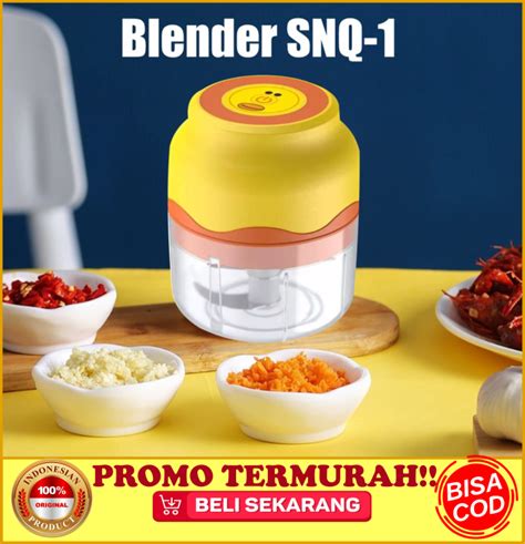 PROMO MURAH Mini Chopper Blender Food Processor USB Blender Mini