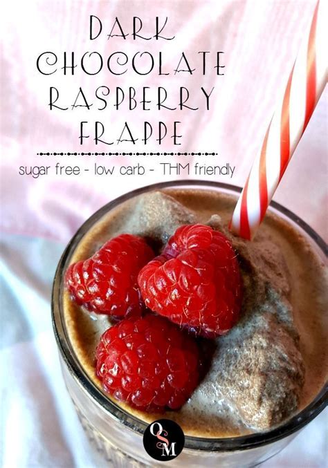 Decadent Dark Chocolate Raspberry Mocha Frappe Recipe Frappe Frappe Recipe Raspberry