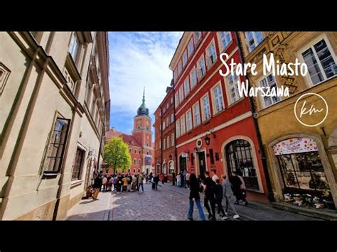 Rynek Starego Miasta W Warszawie Barbakan Warszawska Star Wka