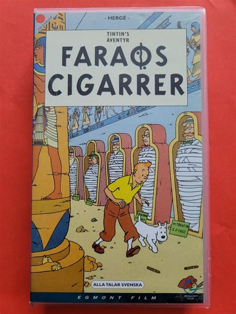 Tintin Faraos Cigarrer Vhs K P P Tradera