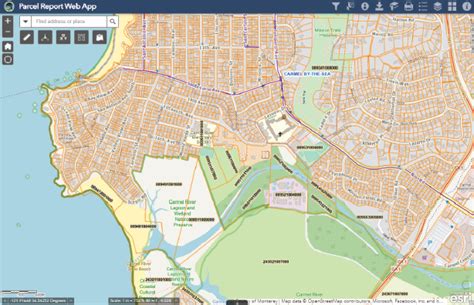 GIS Mapping Data County Of Monterey CA