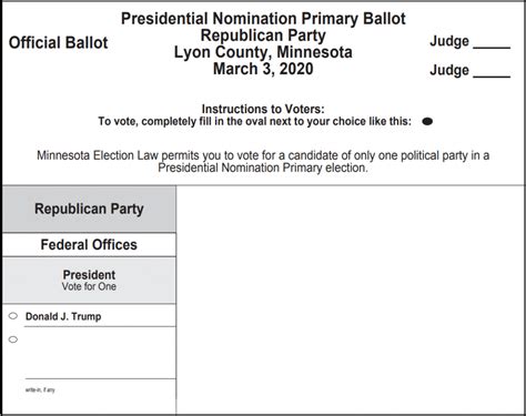 Minnesotas 2020 Presidential Nomination Primary — Voting Alliance Network