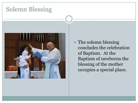 Rite of Catholic baptism | PPT