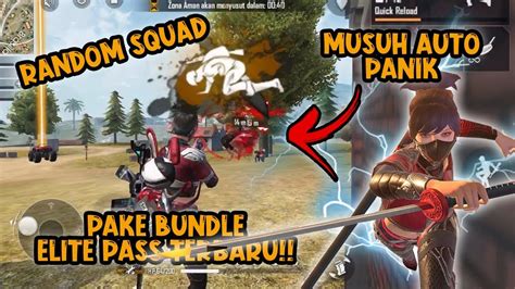 PAKE BUNDLE NINJA ELITE PASS SEASON 20 RANDOM SQUAD MUSUH AUTO PANIK