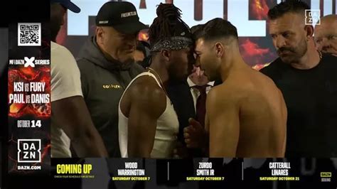 Ksi Slaps Tommy Fury As Security Force Fighters Apart In Chaotic Face