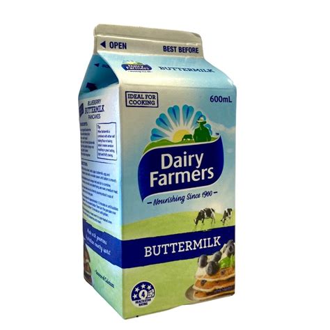 Milk - Buttermilk - by Dairy Farmers 600ml