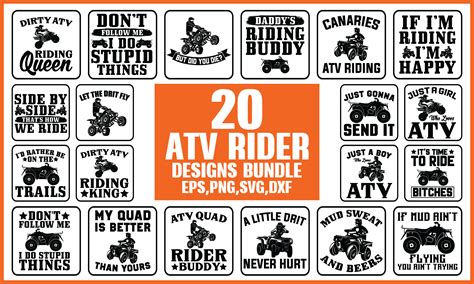 Atv Rider Svg Design Bundle Gr Fico Por Threadbeat Creative Fabrica