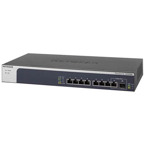 Netgear XS508M 8 Port 10 Gigabit Unmanaged Switch With SFP Port