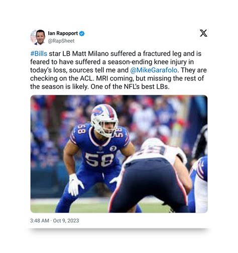 Matt Milano injury update: Bills suffer huge loss with star LB’s serious injury in Week 5