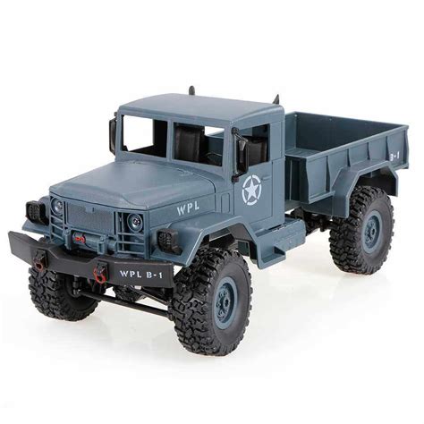 WPL B 1 1 16 2 4G 4WD Off Road RC Military Truck Rock Crawler Army Car