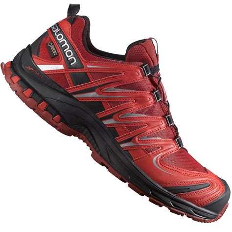 Salomon XA PRO 3D GTX Herren Laufschuh 375933 Flea Bright Red Black