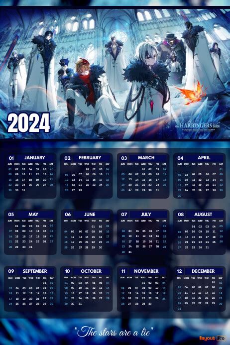 2025 Calendar Anime Luna Anisa