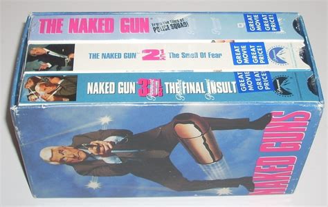 The Naked Gun 1 2 3 VHS Tape Box Set NEW SEALED Movie Trilogy EBay