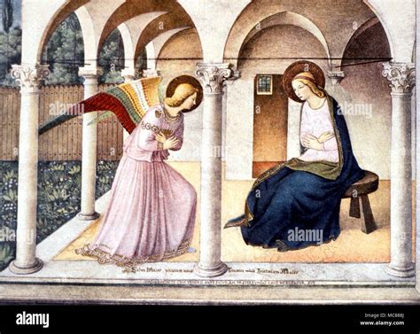 CHRISTIAN - Annunciation The San Marco fresco (Florence) by Fra ...