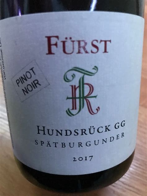 Rudolf F Rst Riesling Trocken Pur Mineral Germany Franken