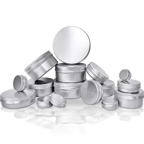 Wholesale Aluminum Tin Jars Cosmetic Empty Screw Lid Containers Lip Balm Can Uk Ebay