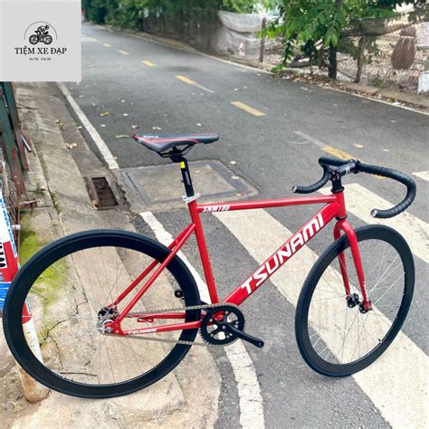 Xe P Fixed Gear Tsunami Snm Red Shopee Vi T Nam