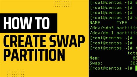 How To Create Swap Partition In Linux RHEL8 CentOS8 YouTube