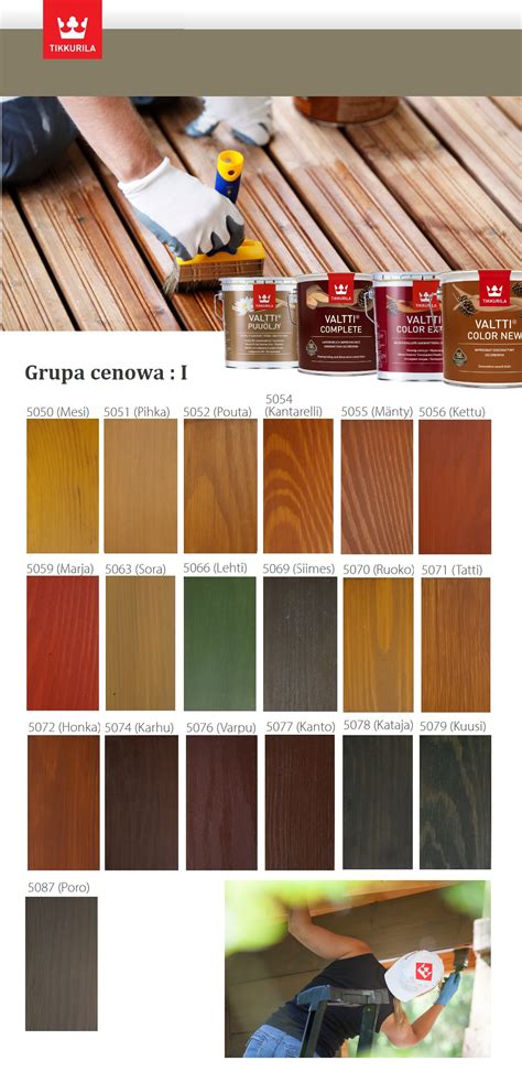 TIKKURILA Valtti Wood Oil 9l OLEJ KOLORY gr. I 7555170587 - Allegro.pl