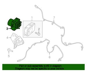 Dt Z C A Genuine Oem Ford Abs Control Unit Edge Mkx