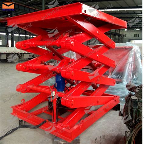 Scissor Platform Lift Loading 2500kg Travel 3 7m Scissor Platform And