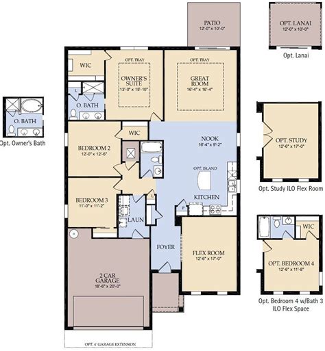 Pulte Homes Plan Menu Floor Plans Ranch Floor Plans House Plans