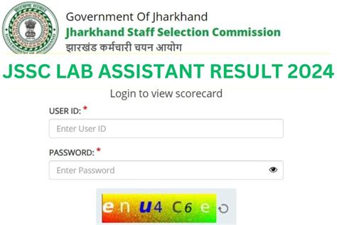 Jssc Lab Assistant Result Cut Off Marks Merit List Link