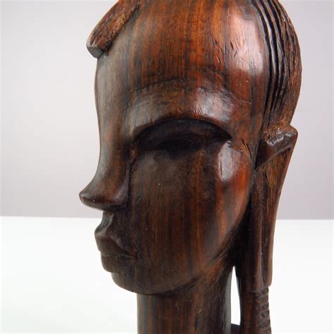 African Masai Masaai Handcarved Wooden Sculpture Vintage Etsy