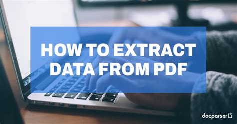 Extract Data From Pdf Convert Pdf Files Into Structured Data