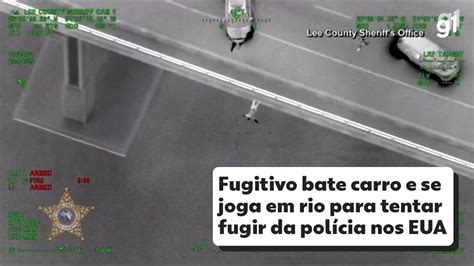 Suspeito Em Fuga Bate Carro Em Ponte E Se Joga Em Rio Para Tentar Fugir