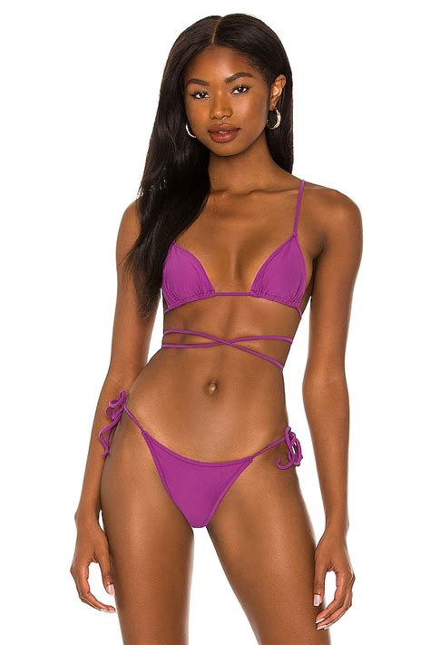 Tropic Of C Equator Bikini Top In Violet Revolve